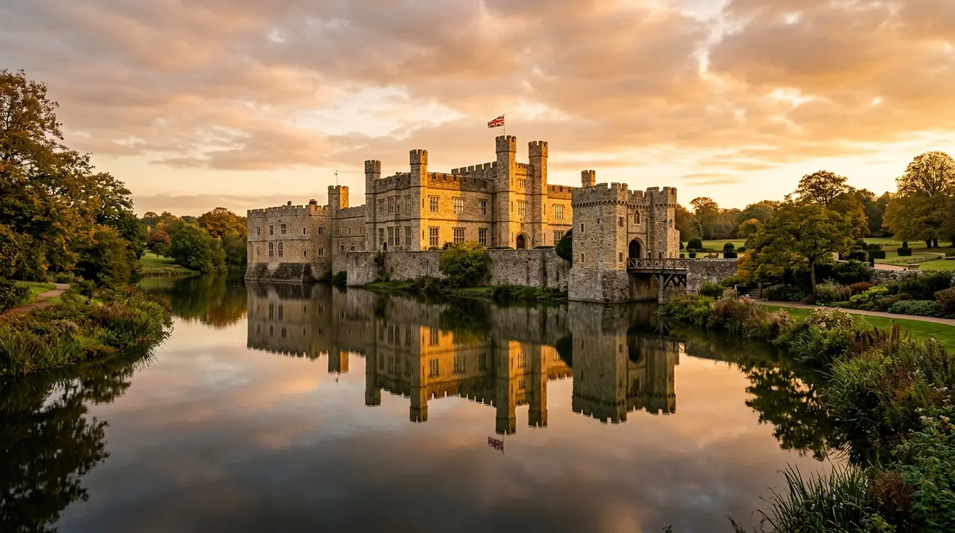 Leeds Castle Canterbury Cathedral and the White Cliffs of Dover